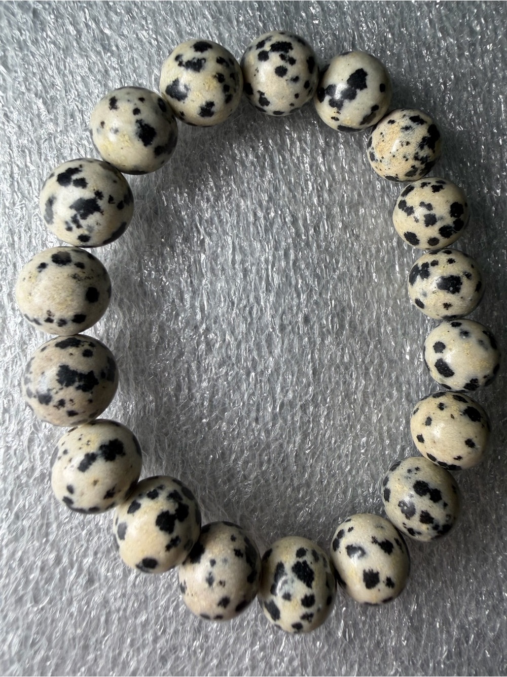 10MM Dalmatian Jasper Natural Crystal Bracelet